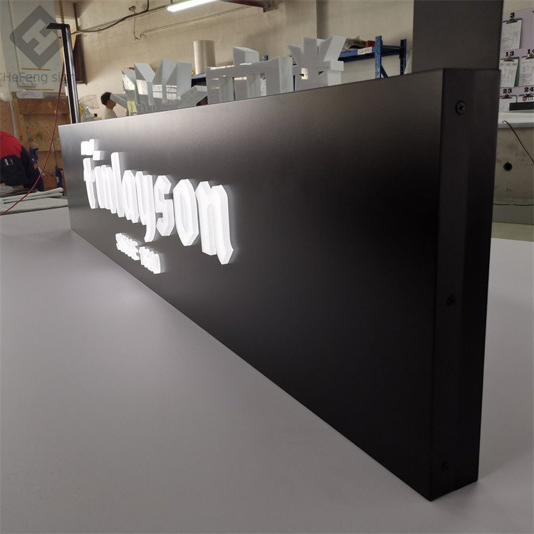 Custom Double Sided Light box Outdoor 3d Full Lit Led Acrylic Letters Signboard