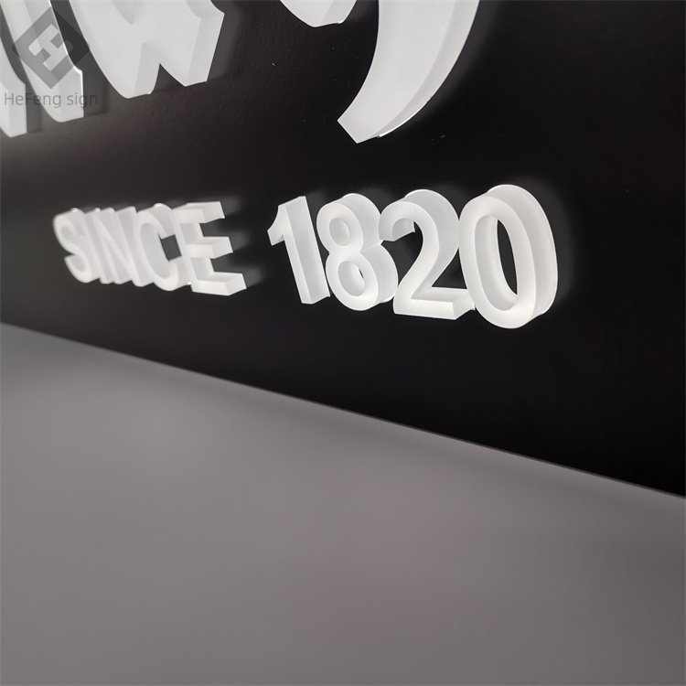 Custom Double Sided Light box Outdoor 3d Full Lit Led Acrylic Letters Signboard
