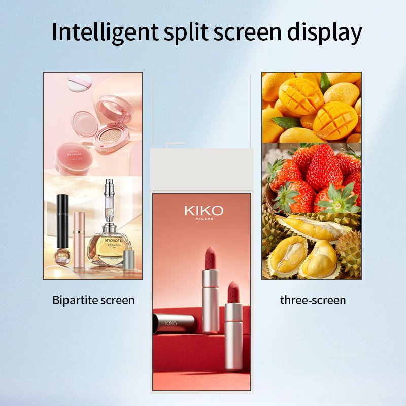 ZCLH Indoor 43 49 55" Wall Mount Advertising Screen Wall Hanging Fast food Digital Menu Boards Advertising Player