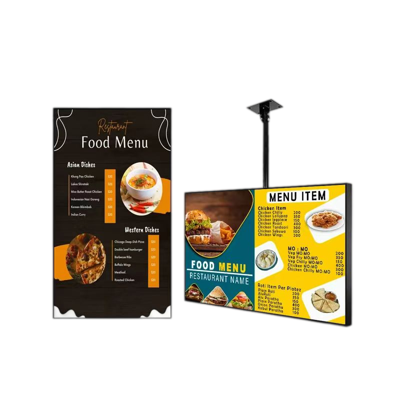 Indoor Advertising Display Screen Wall Mount Lcd Digital Signage Advertisement Poster