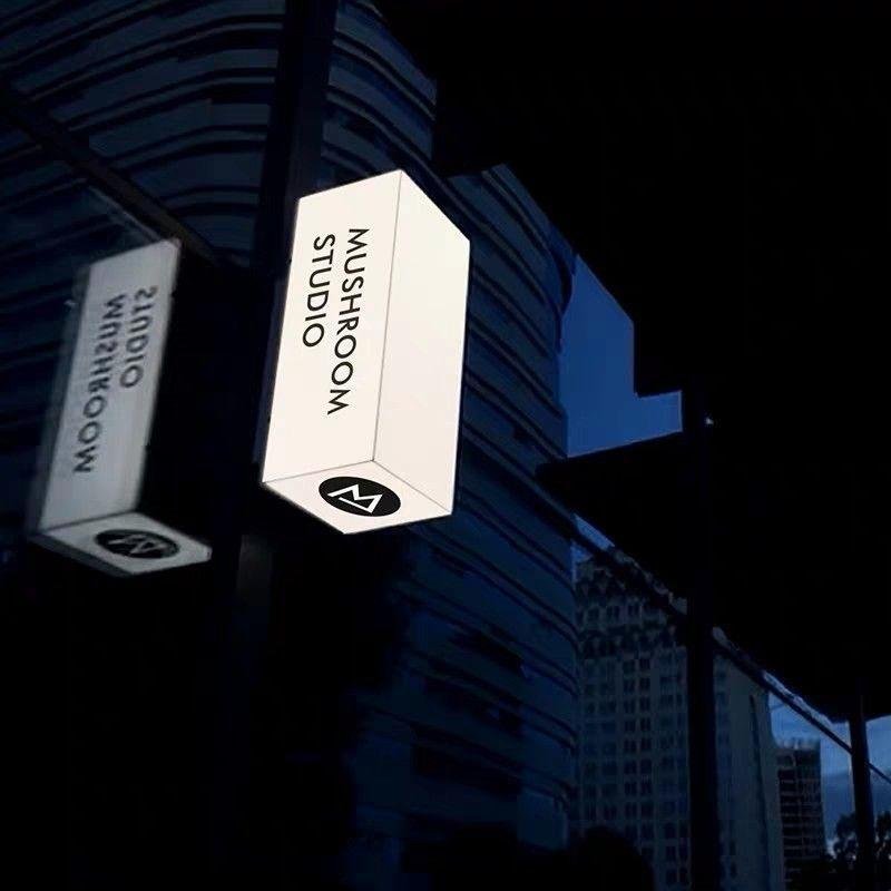 Manufacturer Custom Light Box Signs LED Advertising Light Box Shop Logo Outdoor Advertising Boards