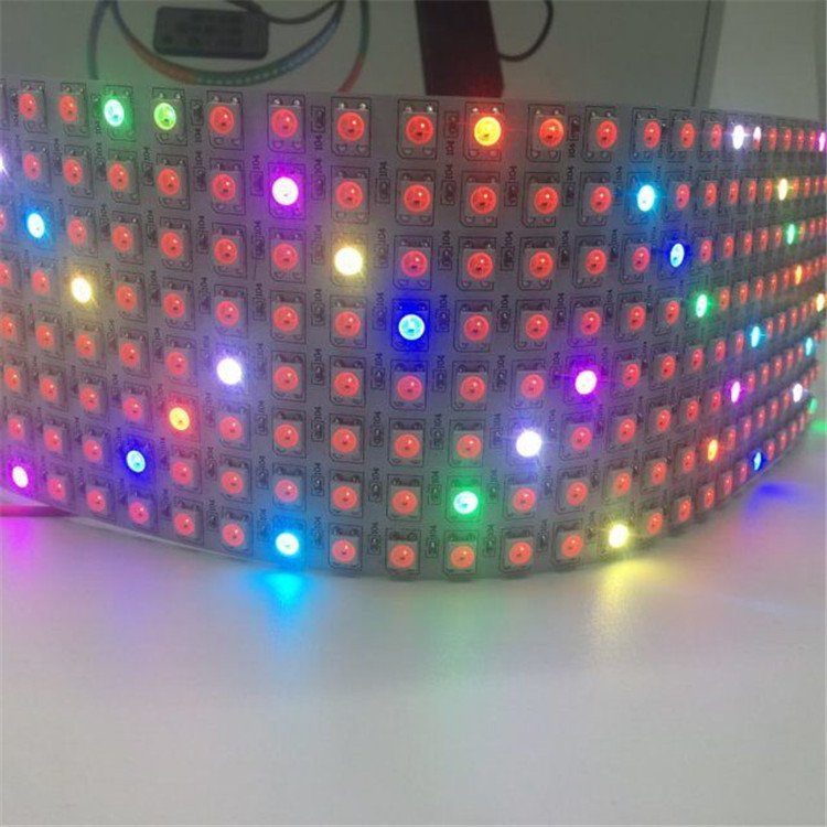 Custom Programmable RGB WS2812B Led 8x8 16x8 16x16mm Panel P10 5050 rgb panel ws2812b pixel board Led Matrix Display ws2812