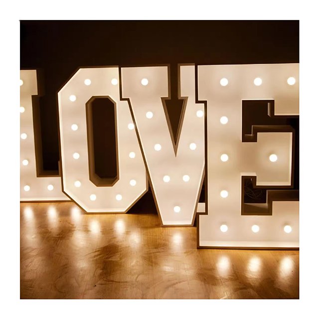 Custom Ultra-Thin LED Advertising Light Box Aluminum Frame Outdoor Party Text Light Display Billboard