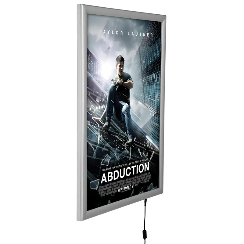 Led Snap Light Box Advertising Light Box Logo Aluminum Button Frame Light Box Advertising Restaurant Menu Board Indoor