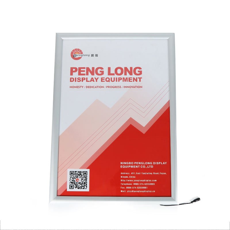 Factory Price Wholesale Aluminum Movie Theater Photo Frame Led Advertising Board Led Backlit 30mm Light Box With Snap Frame