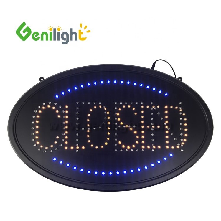 Custom Led Open Sign Neon Light Two Modes Flashing Stead Business Letter Logo Shop Board Advertising Smart Open Closed Sign