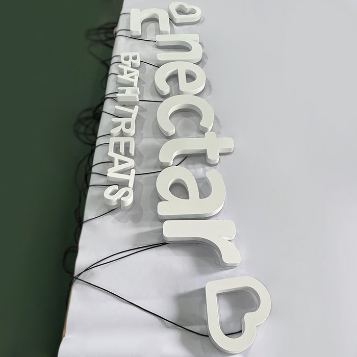 LED Backlit Sign Board for Business Logo Outdoor Shop Sign with led light signage outdoor shop sign