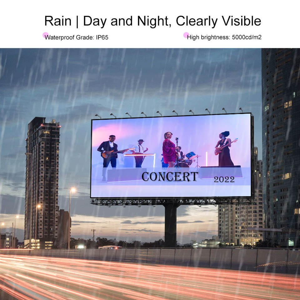 P3 P4 P5 P6 P7 P8 P10 mm led panel wall mount outdoor waterpoof advertising digital signage outdoor large led display sign board