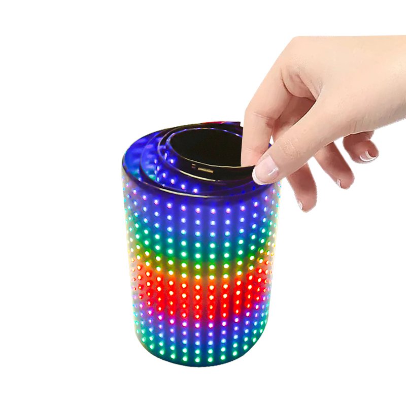 Waterproof Flexible LED Car Sign Full Color Display Screen Glowing Scrolling Messages For Business Advertising Car LED Stickers