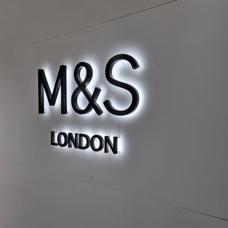 custom metal business signs illuminated signs board signs advertising outdoor Backlit letters outdoor