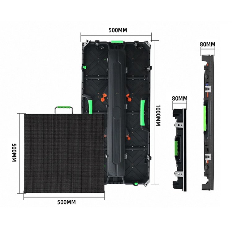 500x1000mm P2.976 P3.91 Led Screens Wall Hanging Displays Indoor Events Background Panels Advertising Rental LED rental screen