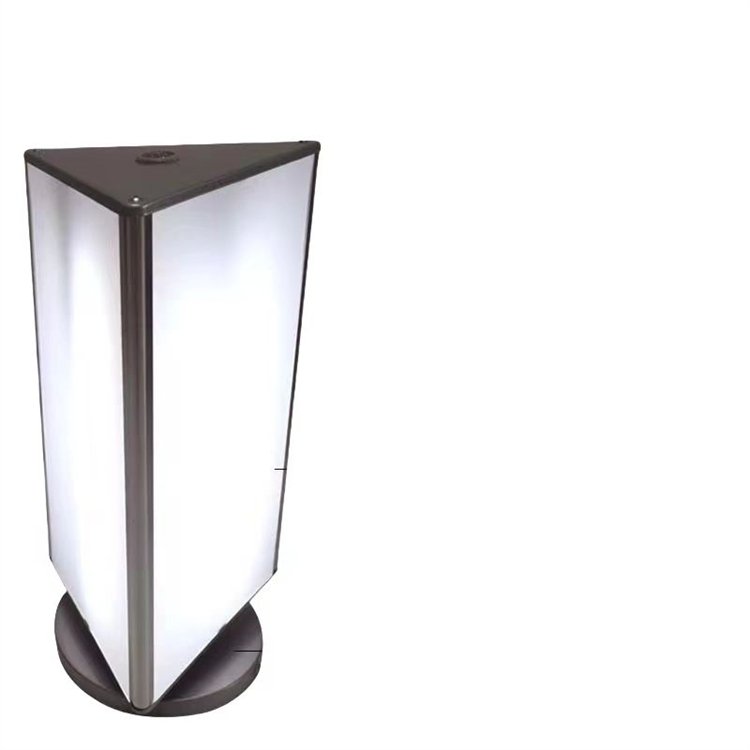 Hot Custom Vertical rotating High Quality LED Small Light Box Luminous Display Board Advertising Light Box