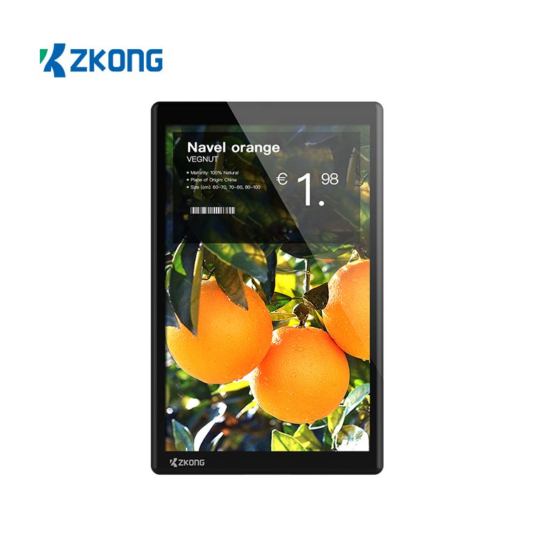 Zkong 10.1' Inch Wifi Tft Digital Advertising Shelf Edge Stretched Bar Lcd Display