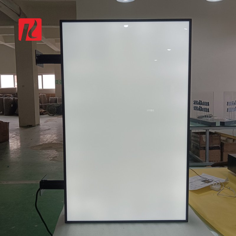 Kexian Factory Custom Restaurant Coffee Shop Business Logo Advertising Boards Display Two Sides Outdoor Advertising Light Boxes