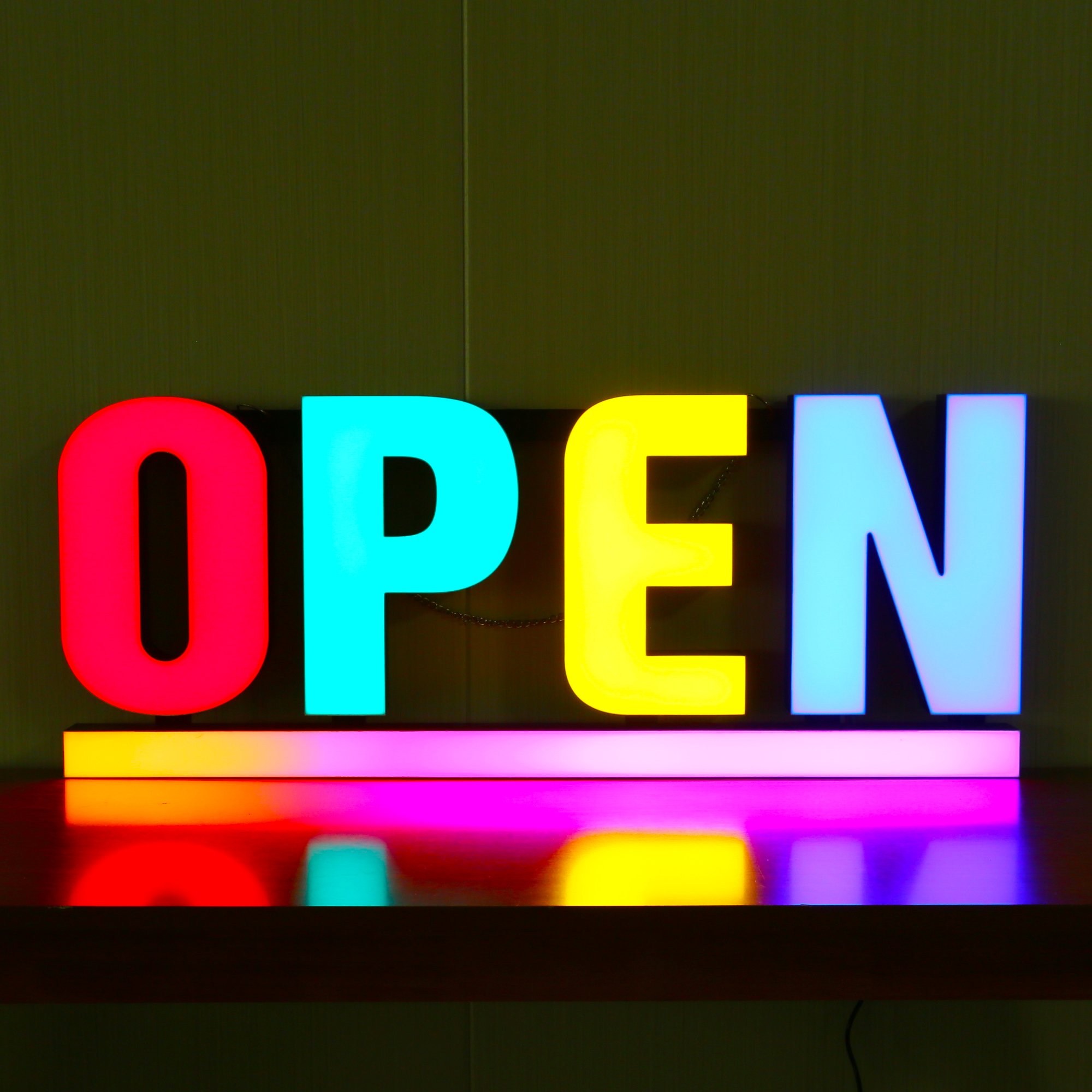 Advertising Illuminated Outdoor Light Led Letter Business Store Sign 3D Acrylic Light Up Custom Logo Letter Sign