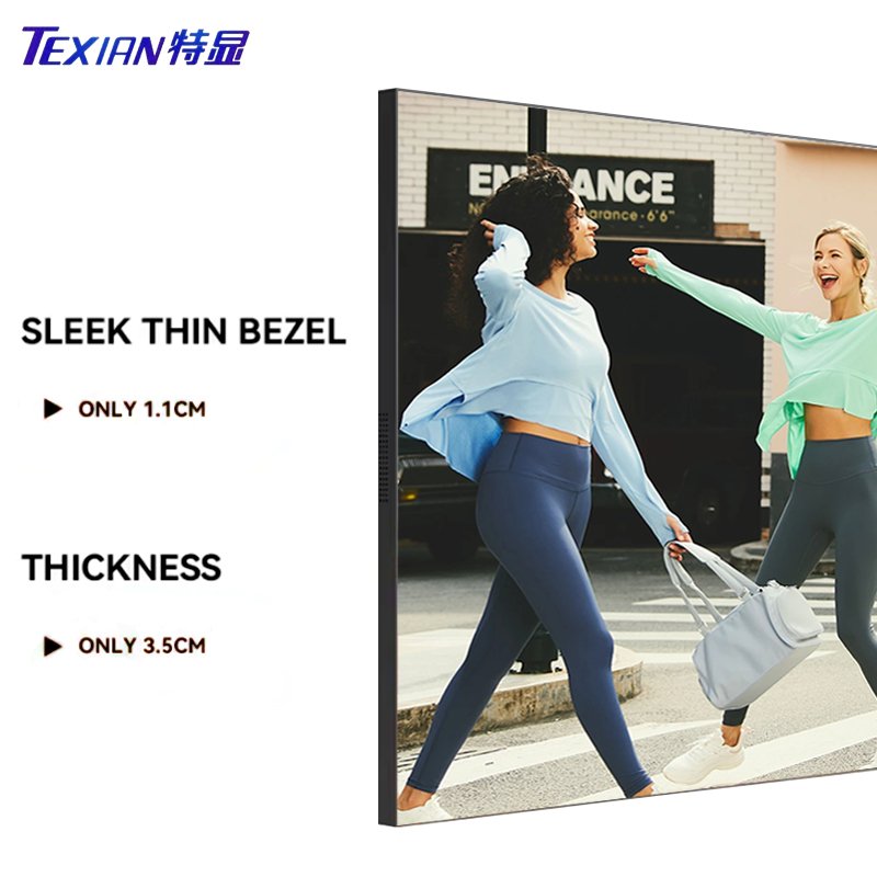 OEM Narrow Frame Digital Signage Advertising Display 75 inch LCD Screen Panel Digital Menu Board