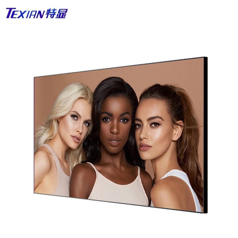 OEM Narrow Frame Digital Signage Advertising Display 75 inch LCD Screen Panel Digital Menu Board