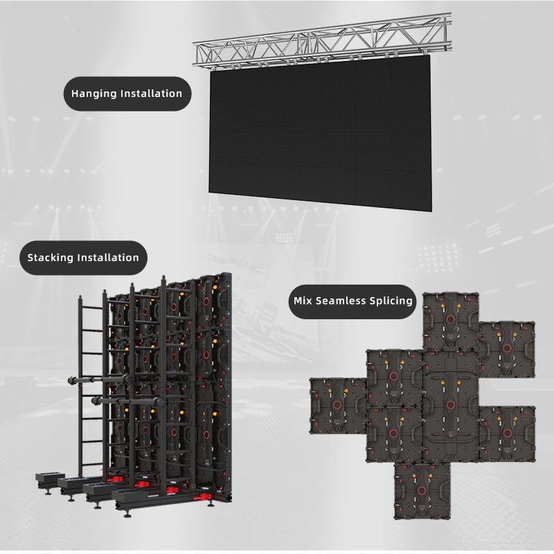 Custom Full Color Indoor Outdoor Digital Signage BillBoard Waterproof Advertising Video Wall Panels Pantalla Led Display Screen