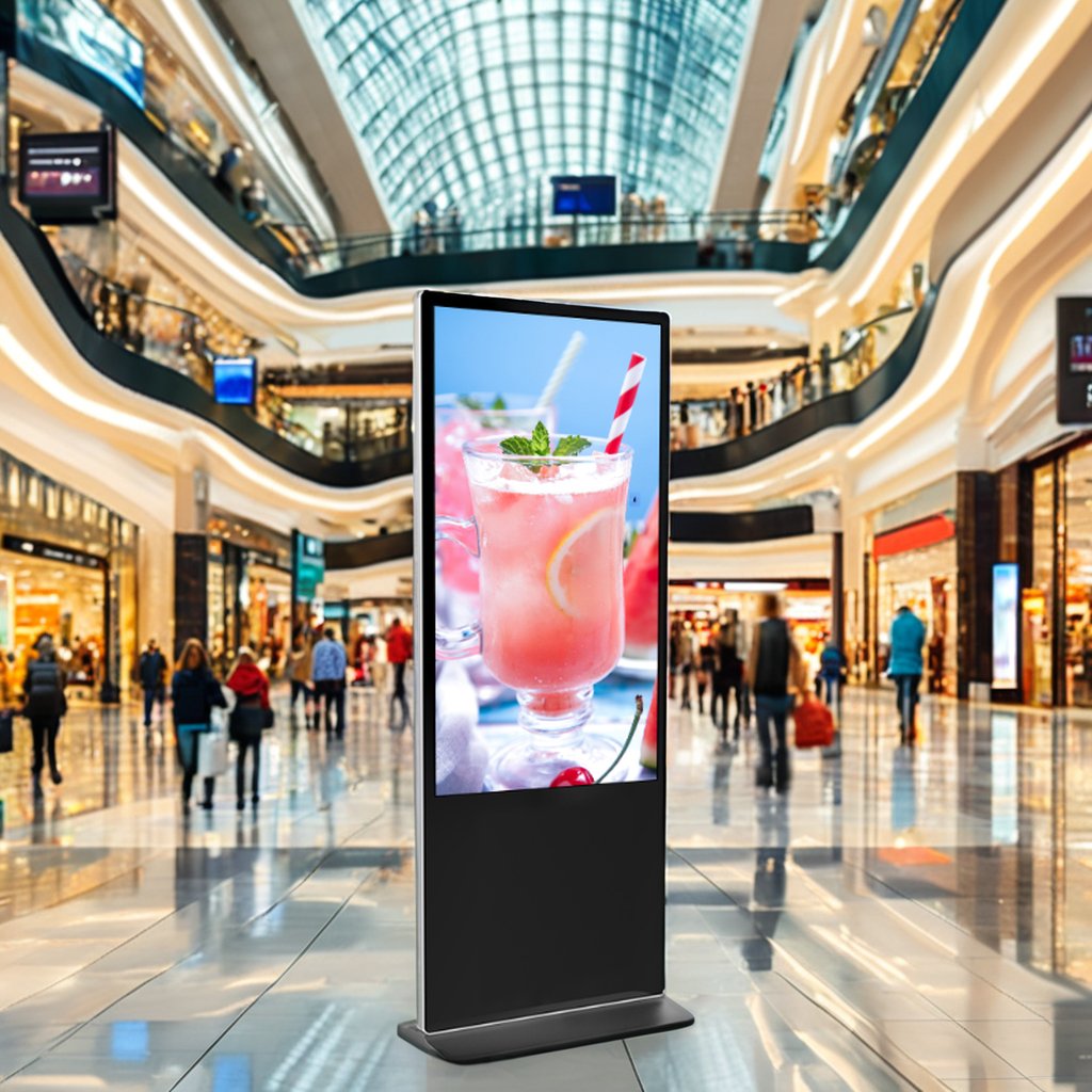 65inch Commercial Multimedia Advertising Kiosk Floor Standing TotemTouch Screen Lcd Outdoor&Indoor Digital Signage and Display