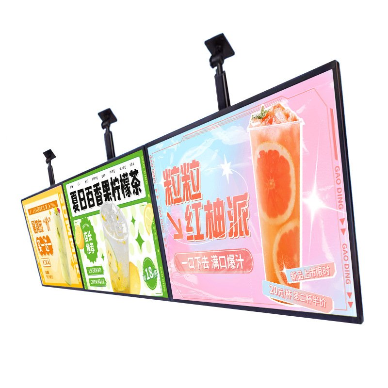 Most Popular Customized Led Restaurant Menu Board Movie Poster Display Slim Advertising Light Boxe