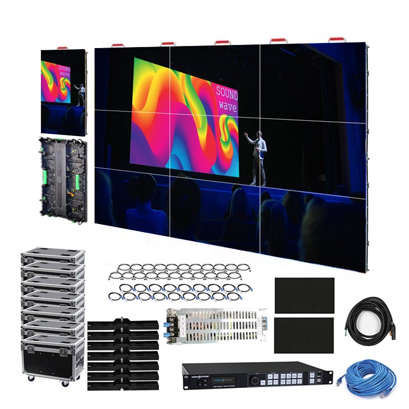 P2.976 Indoor Outdoor Shopping Mall Transparent LED Display Screen Billboard Poster stage video wall cabinet 500x500 500x1000mm