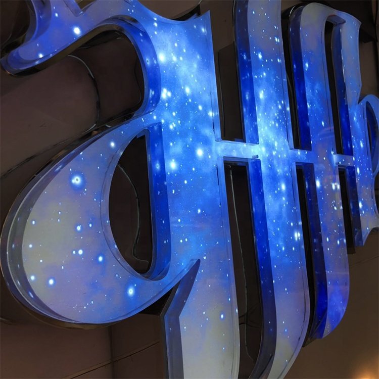 Outdoor 3d logo led letter sign custom 3d letters business sign channel letter sign custom led signage for business store front