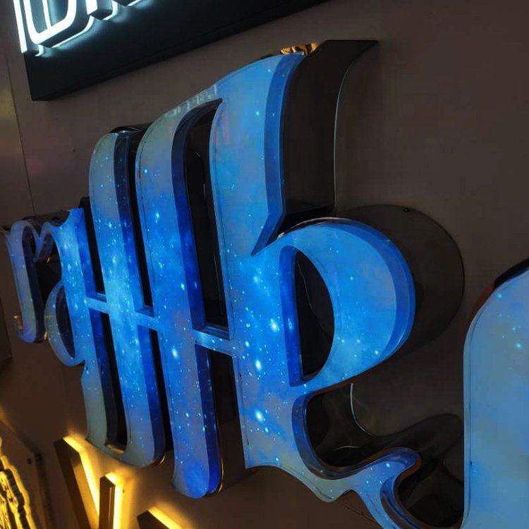 Outdoor 3d logo led letter sign custom 3d letters business sign channel letter sign custom led signage for business store front