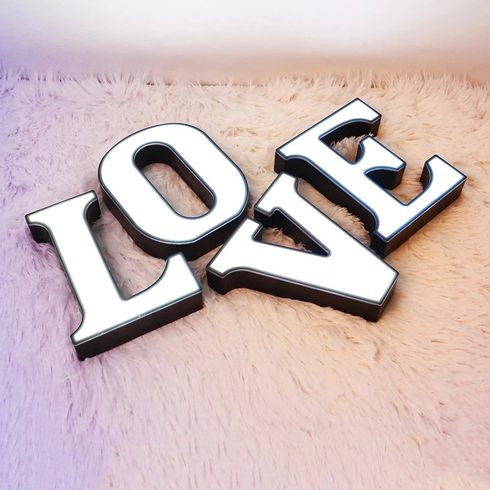 Custom Outdoor Wall Hanging Acrylic Logo Channel 3D Light Signage Board Store Metal Led Letter Signs For Shop