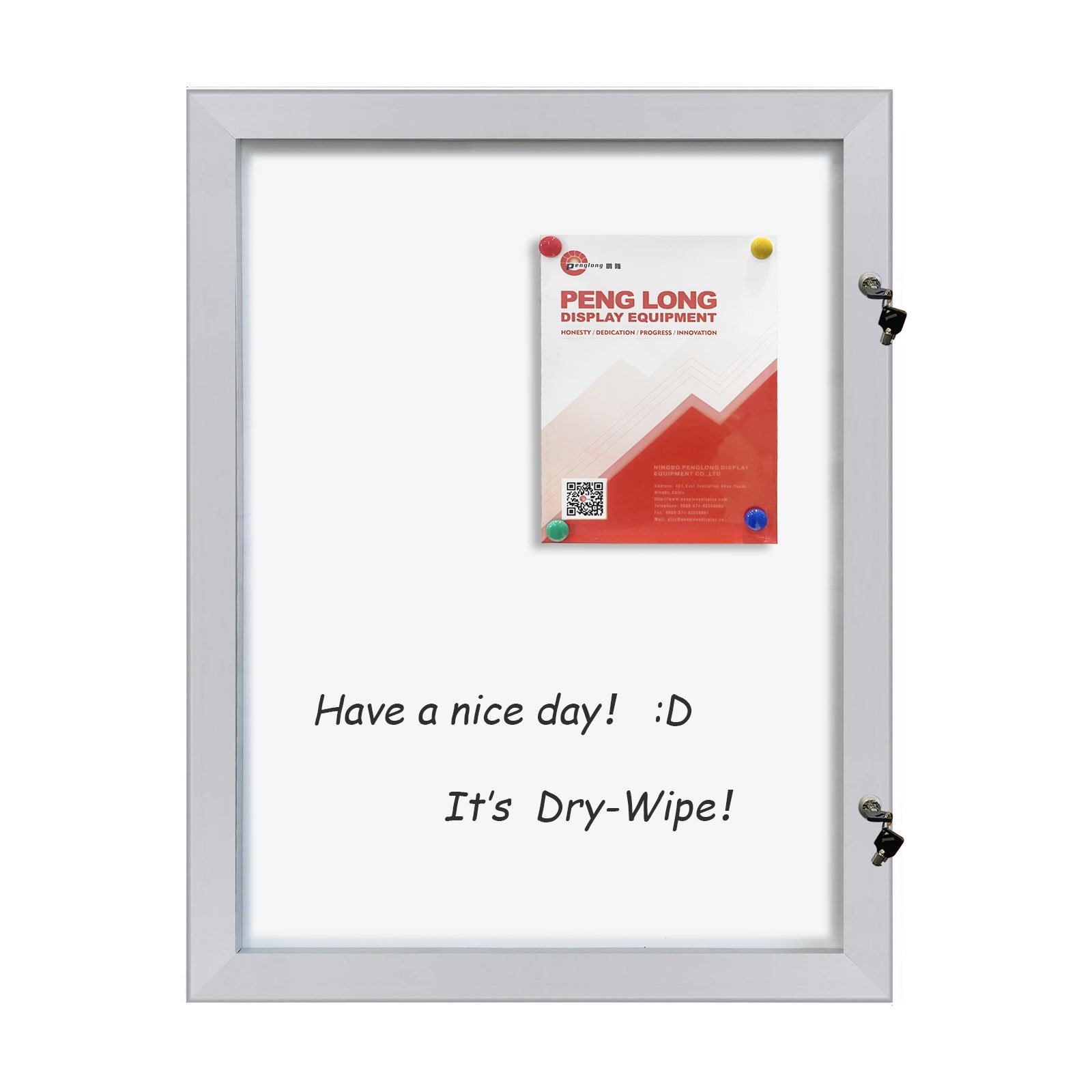 Customized size felt 11x17" 20x30" Advertising Boards mitred corner aluminum snap frames lockable poster frame