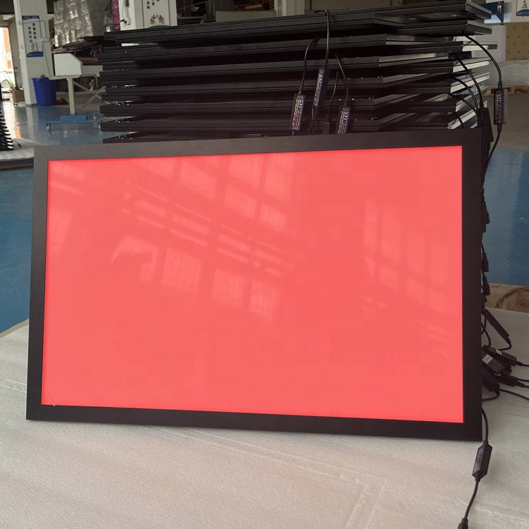 A1 Silver Clip/Snap Frame LED Display/Sign Light Box Menu Board, Backlit Poster