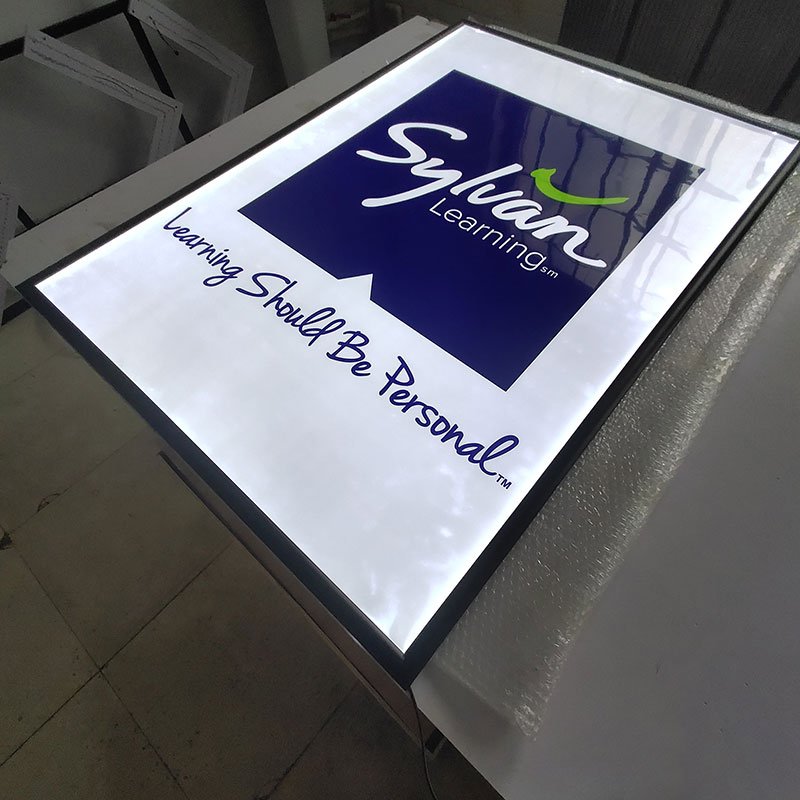 Led Poster Frame Led Light Box Sign For Business Lightbox Backlit Advertising Display Aluminum Frame Advertising Light Box