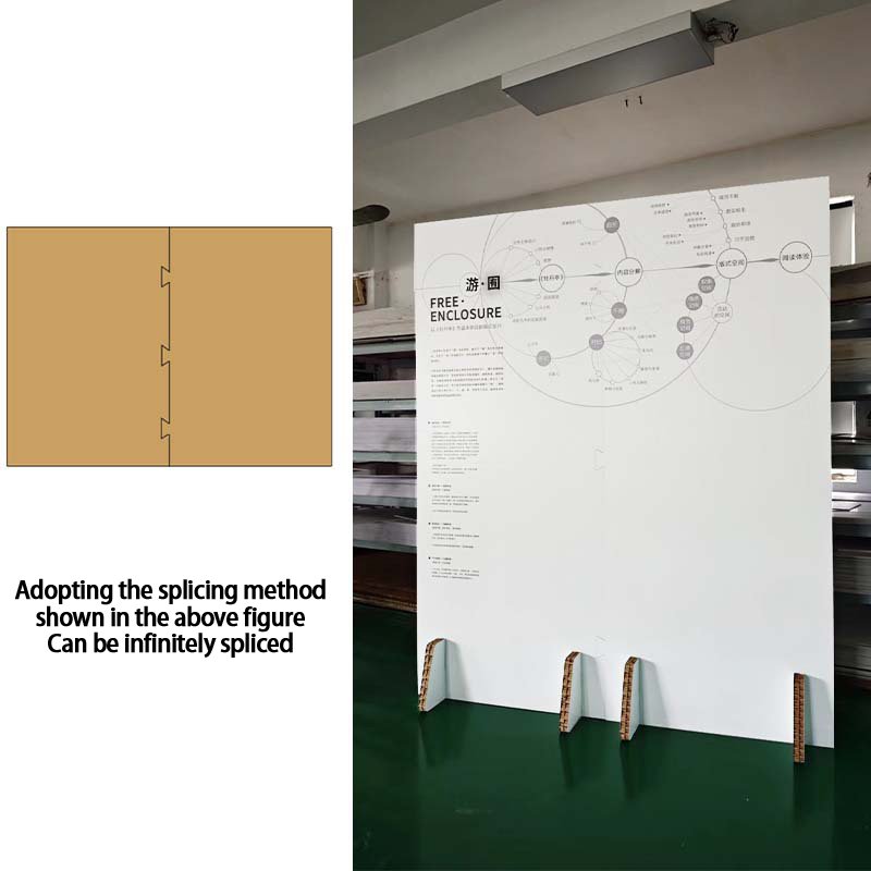 Custom Style Double Sided Windproof Indoor Corrugated Paper Advertising Printing Display Boards Display
