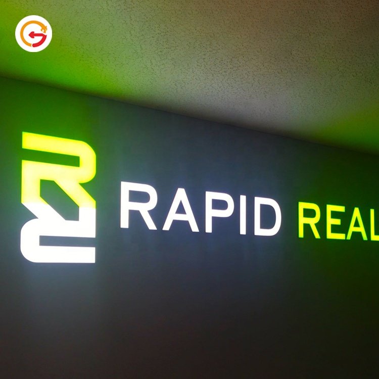 JAGUARSIGN Manufacturer Custom Solid Acrylic Illuminated Led Letter for Shop Advertising Decor