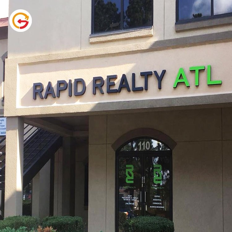 JAGUARSIGN Manufacturer Custom Solid Acrylic Illuminated Led Letter for Shop Advertising Decor