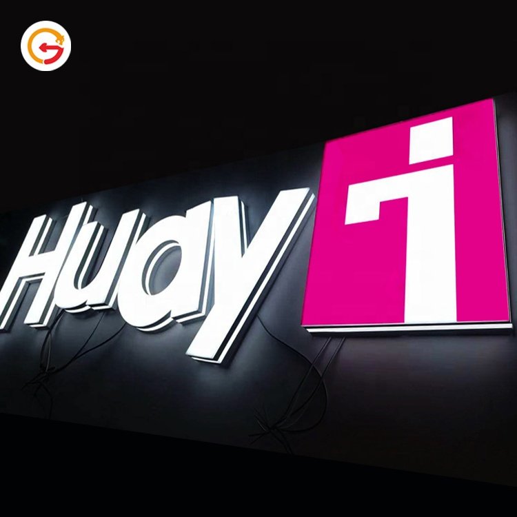 JAGUARSIGN Manufacturer Custom Solid Acrylic Illuminated Led Letter for Shop Advertising Decor