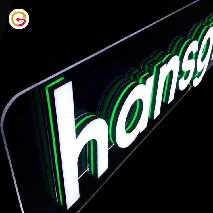 JAGUARSIGN Manufacturer Custom Solid Acrylic Illuminated Led Letter for Shop Advertising Decor