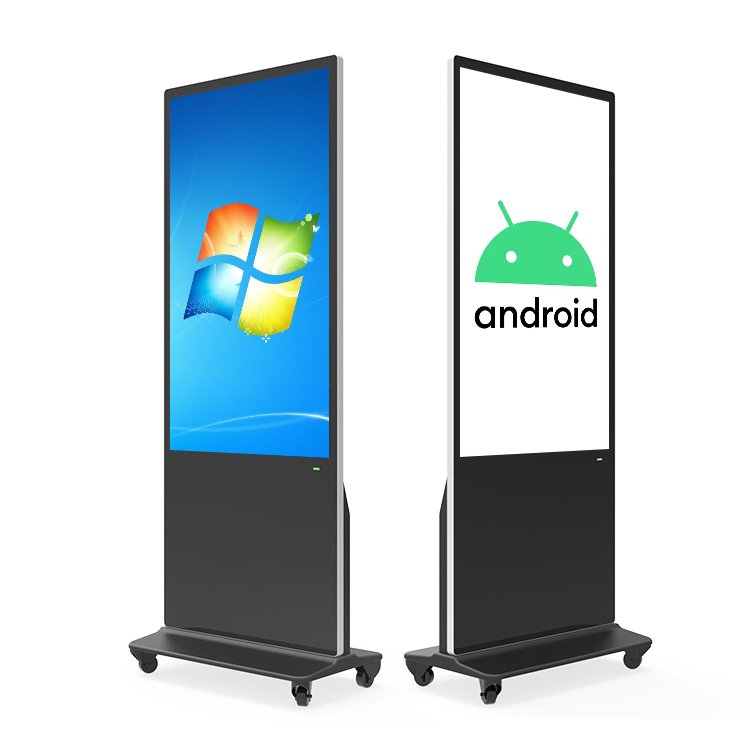 32 43 49 55 65 Inch Advertising Screen Lcd Ir Touch Screen Totem 4K Digital Signage Board Monitor