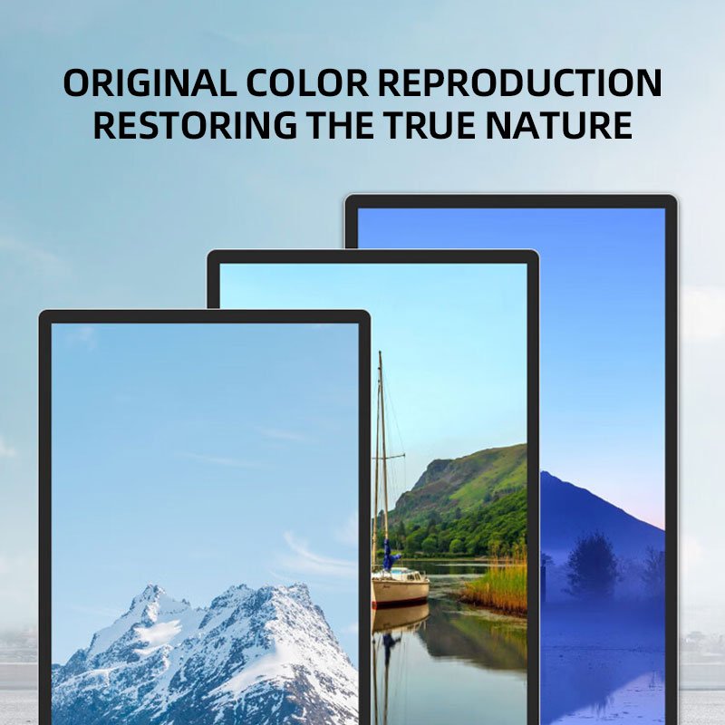 43 55 inch Wall Mount Android Digital Signage Menu Smart LCD TV Display Board Indoor Ad Screen for Advertising Display