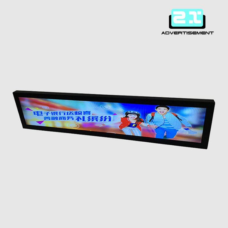supermarket shelves lcd sign board 19.1inch ultra wide stretched lcd monitor Advertising Players