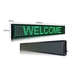 Outdoor larger image Add to Compare Share Green color LED Message Sign P10 Led Banner Scrolling led display digital advertising