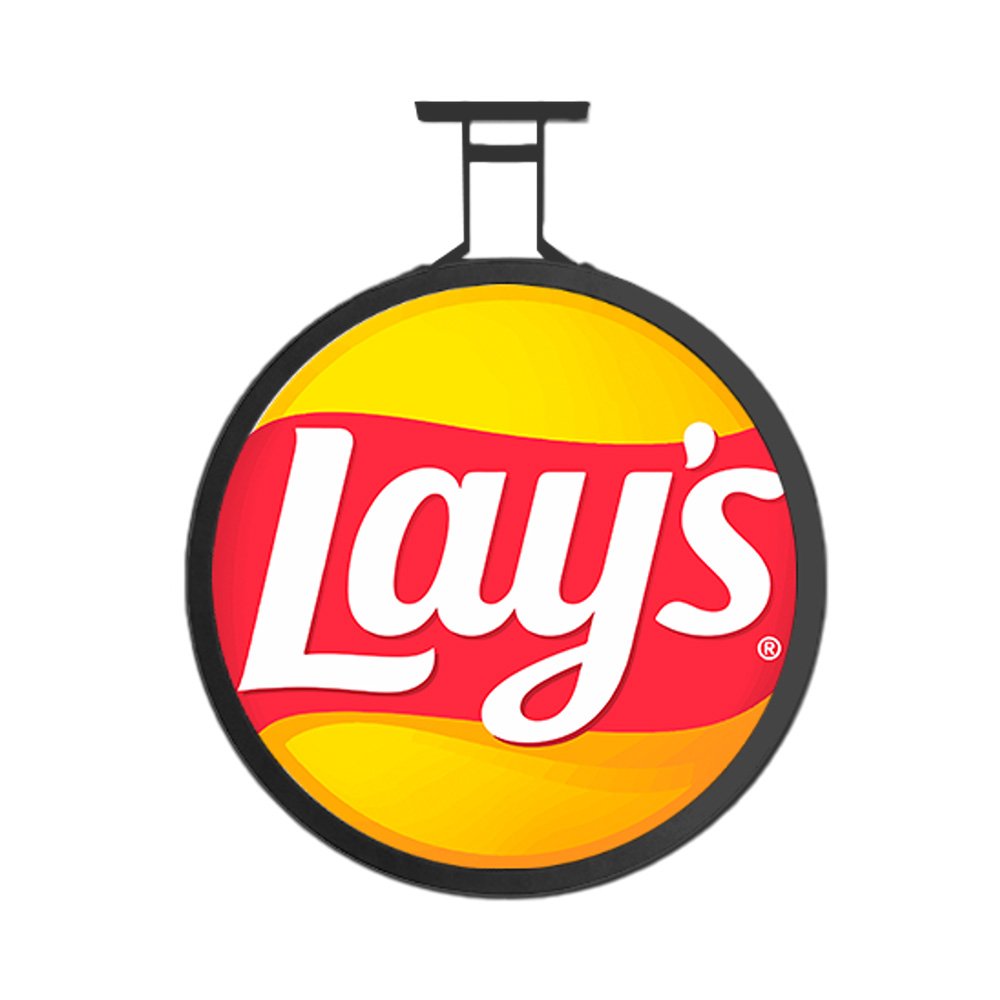 Double Sided Waterproof Outdoor Store Round Sign Board Digital Screen Circle Circular Shape China Shenzhen Logo Led Display