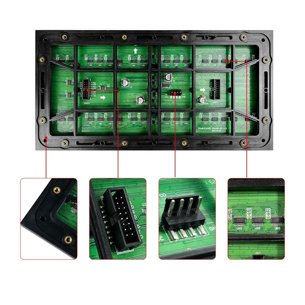 Flexible fixed installation of large advertising board P3.P4.P5 LED module, large advertising video screen module