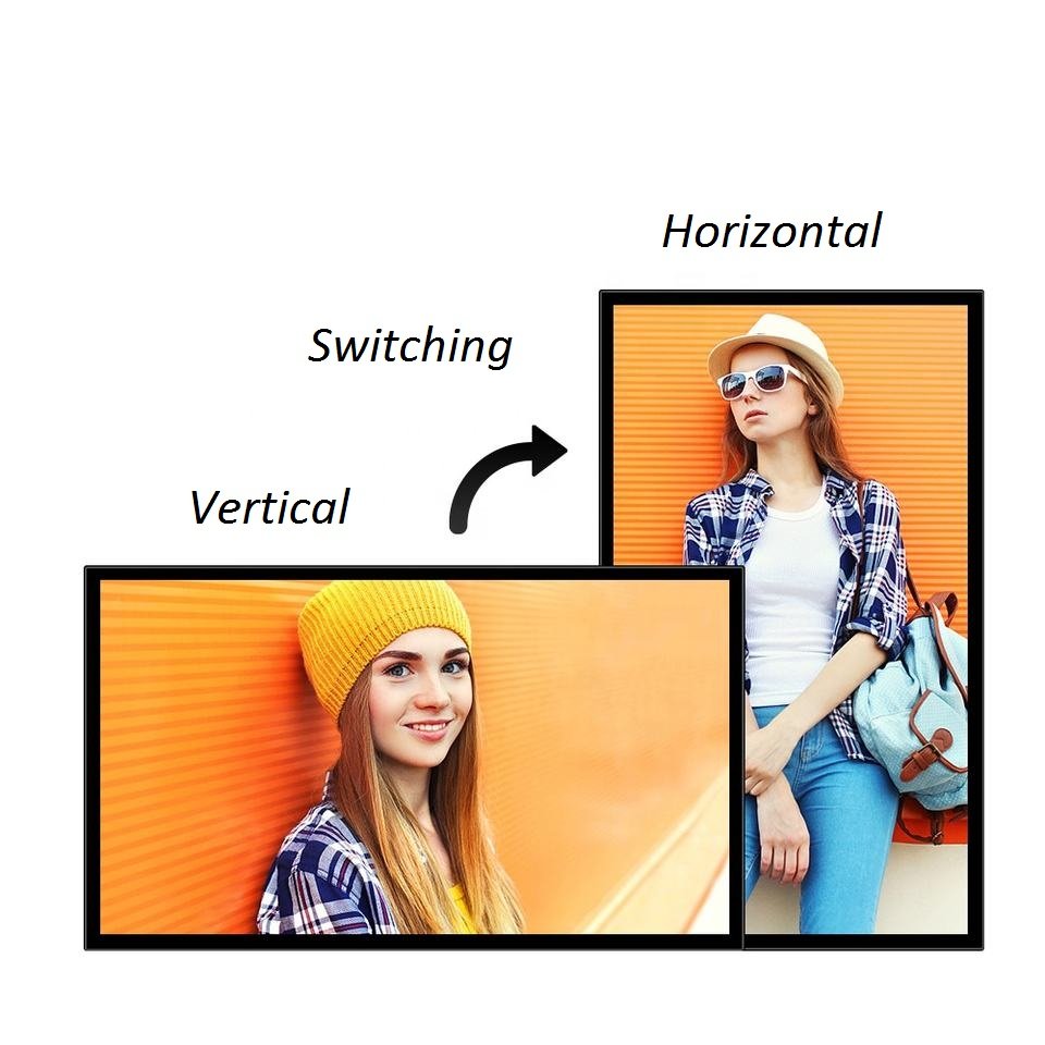 Wholesale 43inch interactive smart lcd display advertising display wall mounted digital signage restaurant menu board lcd screen