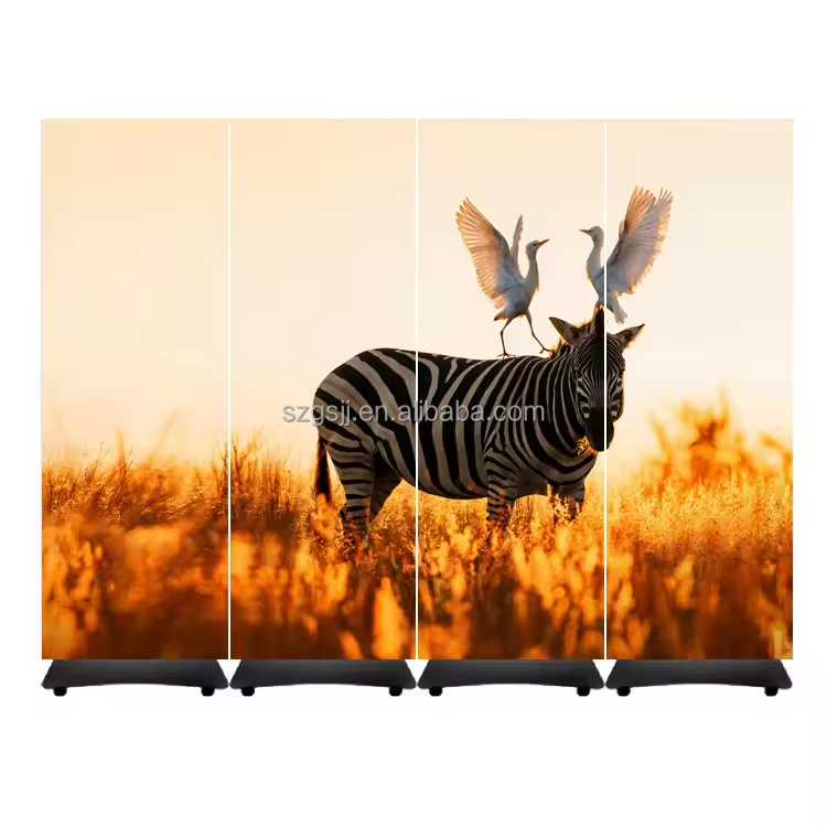 Full Color HD 4K Indoor P2 P2.5 P3 P4 Smart Panel Led Video Banner Board Led Digital Advertising Screen Display