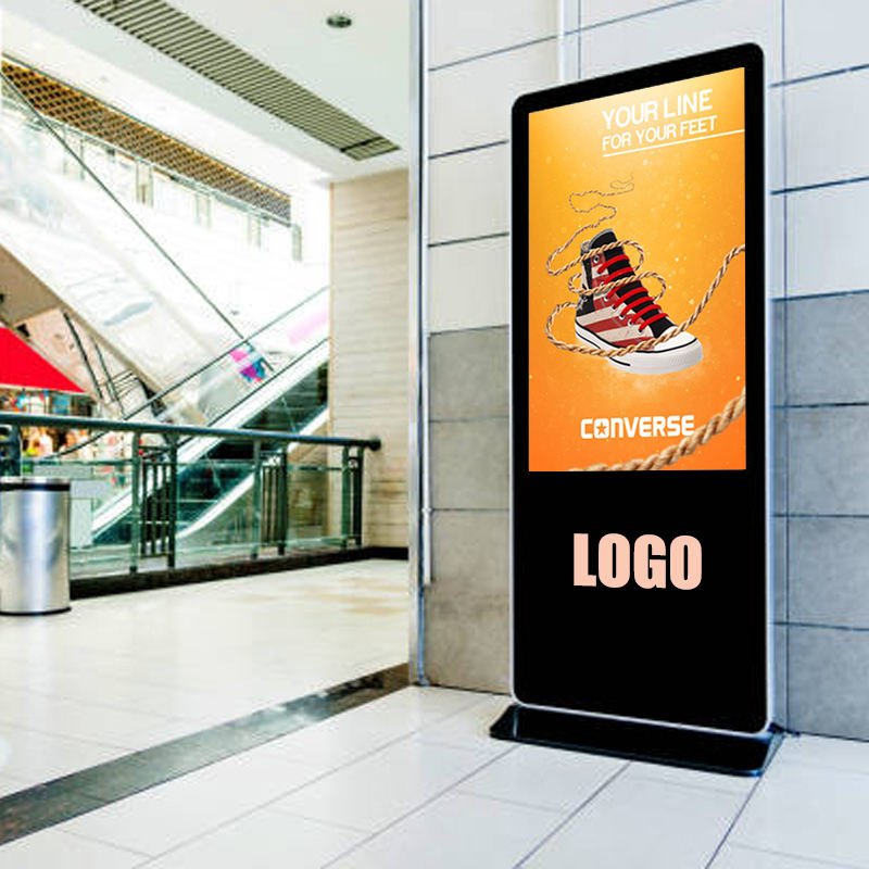 43 49 55 65 inch android video player kiosk lcd totem display touch screen Floor standing digital signage advertising display