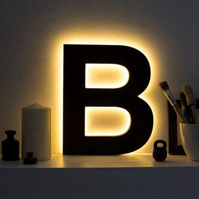 Custom Led Sign Board Outdoor Advertising Led Light Signs Metal Backlit Led Channel Letters For Business