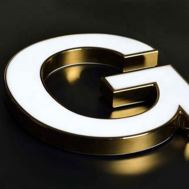 Custom Led Sign Board Outdoor Advertising Led Light Signs Metal Backlit Led Channel Letters For Business
