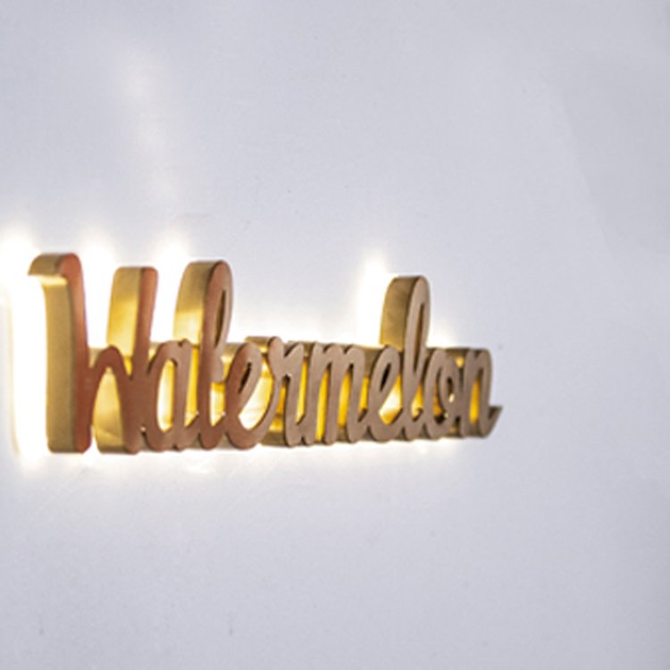 2021 business shop outdoor wall hanging acrylic logo channel light signage board store custom 3d led letter signs