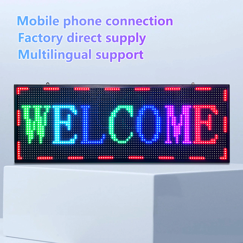P10 Outdoor Advertising Board WiFi APP Programmable Digital Poster Display Panel Scrolling Promotion Message LED Screen Board