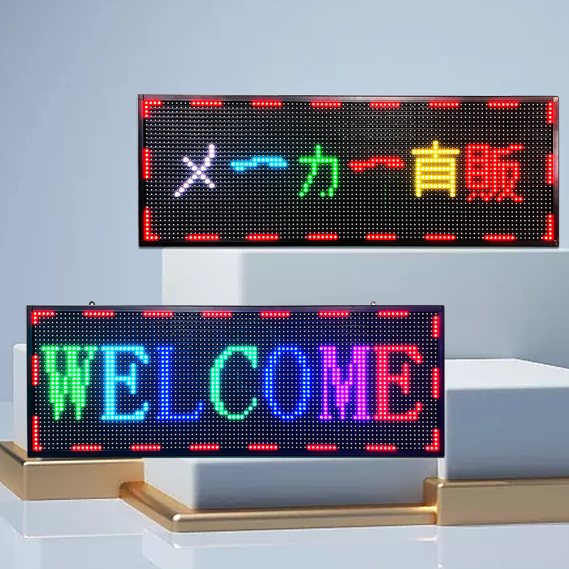 P10 Outdoor Advertising Board WiFi APP Programmable Digital Poster Display Panel Scrolling Promotion Message LED Screen Board
